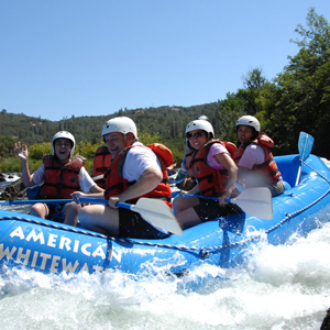 White Water rafting on the American and Truckee Rivers